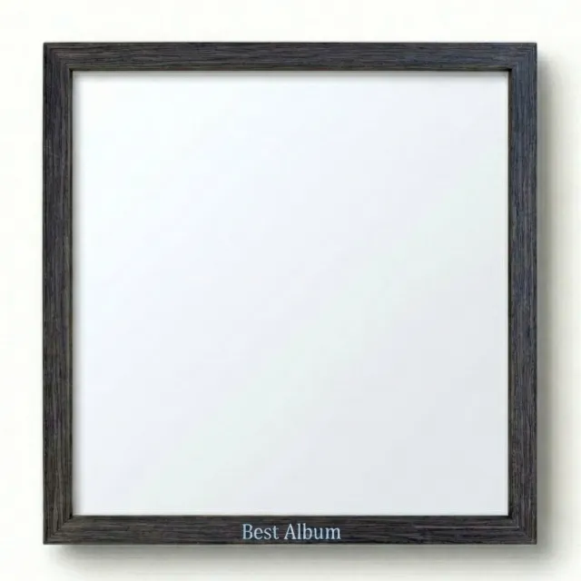Vin Up Bruine Houten LP-lijst "Best Album" - Hoogwaardig Hout - Unieke LP-lijst voor je Beste Album - Vinyllijst voor op de muur - LP-lijst - Dé Specialist in LP-Lijsten