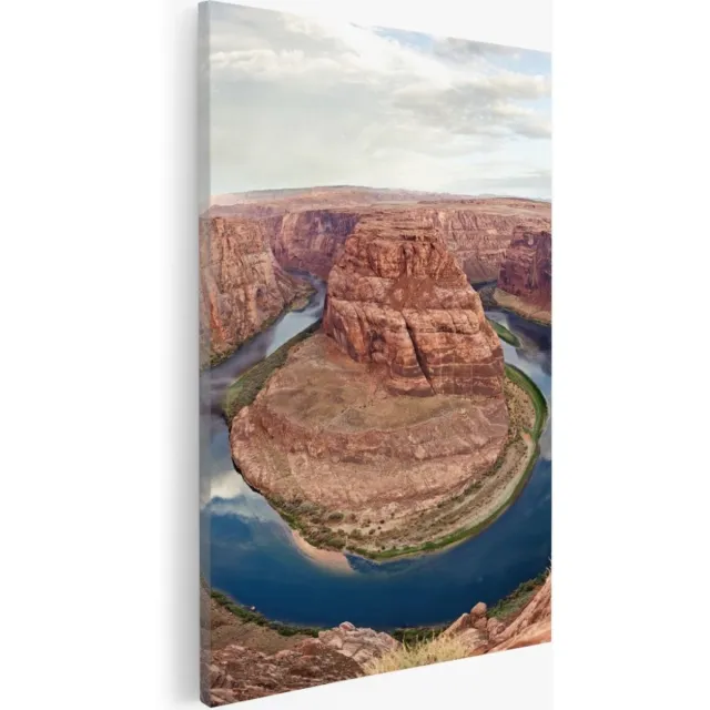Saammp Canvas Schilderij - Grand Canyon - Herfst - Landschap - Natuur - 30x45 - Foto op canvas - Wanddecoratie - Muurdecoratie Woonkamer - Slaapkamer decoratie - Canvas Print Multicolor