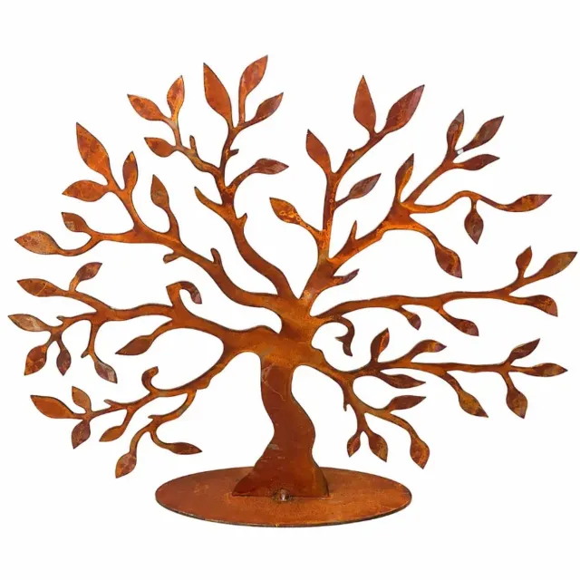Iron Art levensboom - ecoroest - ijzer - tuindecoratie - woondecoratie - sfeervol