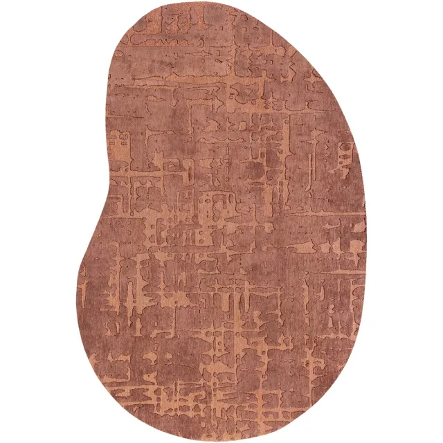 Louis de Poortere Wasbaar Binnen & Buiten Vloerkleed - 235 x 340 cm - Louis De Poortere Baobab Za Copper - Laagpolig Tapijt - Gerecycled PET - Made in Belgium - Circulair Roze
