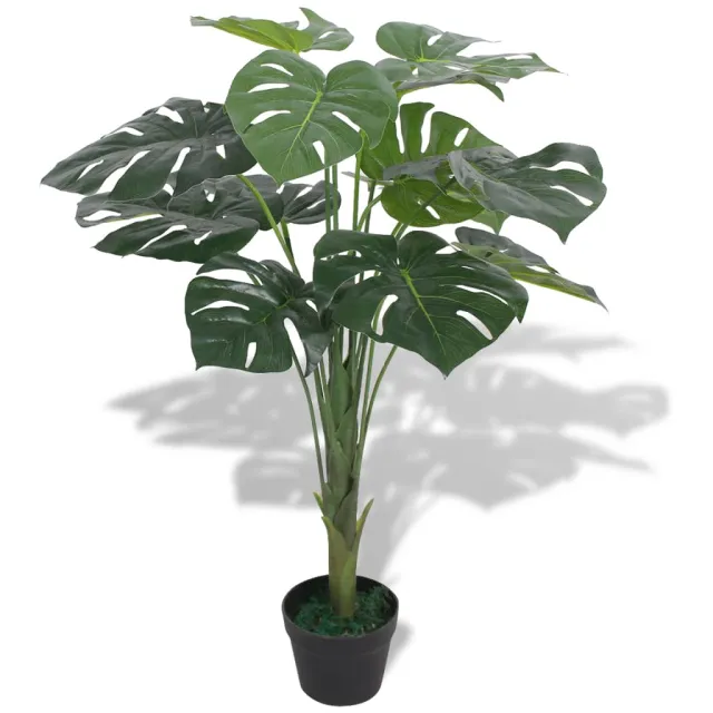 vidaXL Kunst monstera plant met pot 70 cm groen