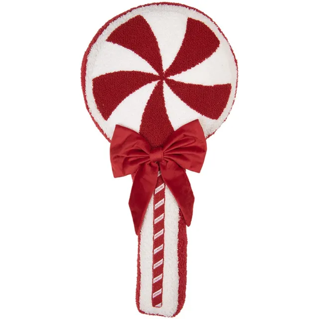 Clayre & Eef Sierkussen Lolly 25x53x4 cm Rood Polyester