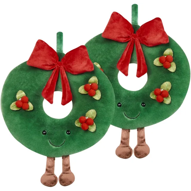 Beliani BONBON - Sierkussen set 2 - Groen - 45 cm - Katoen