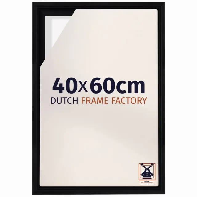 Dutch Frame Factory Baklijst 40x60 cm - Zwart Mat - Geschikt voor Canvasdoek - MDF Baklijst Lausanne