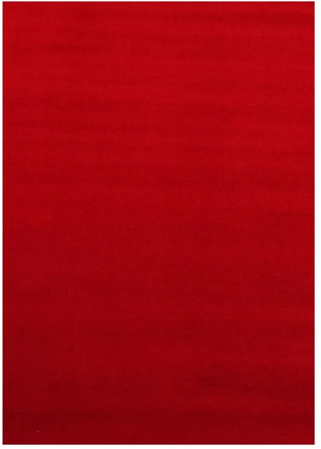 Dutch XXL Wasbaar Vloerkleed | Tapijt | Sky | Uni | Rood | 200x290 cm