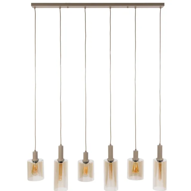 Nest of Nora Hanglamp Vara - 6-lichts plafondverlichting - Beige