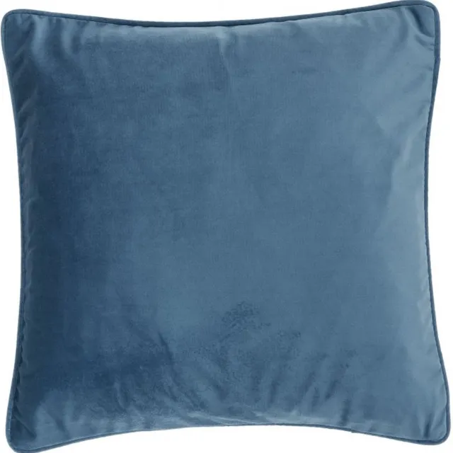 Tiseco HOME STUDIO - Kussen (gevuld) Fluweel - Vierkant - 60x60 cm - blue fusion