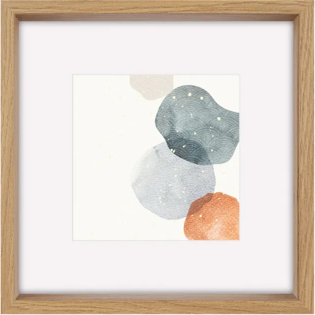 Walther Shape - 3D FSC Houten lijst - Fotoformaat frame 50x50 cm - Kunstglas - Eiken