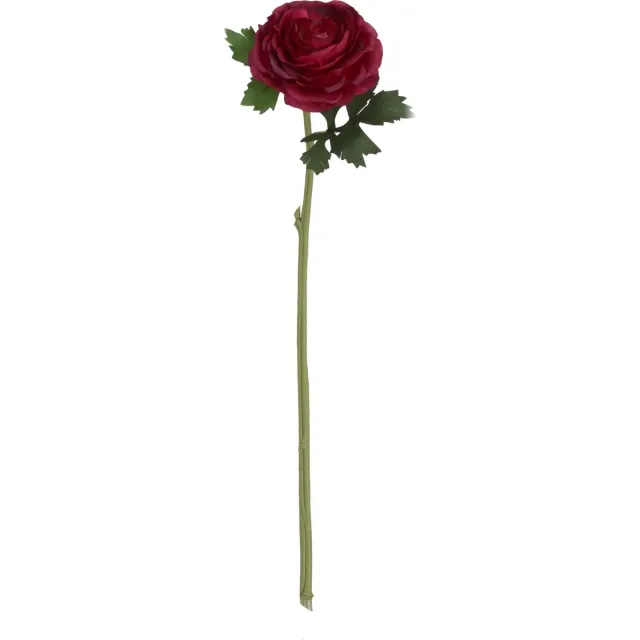 maxifleur Kunstplanten Ranonkel Kunstbloem Deluxe 54cm Burgundy