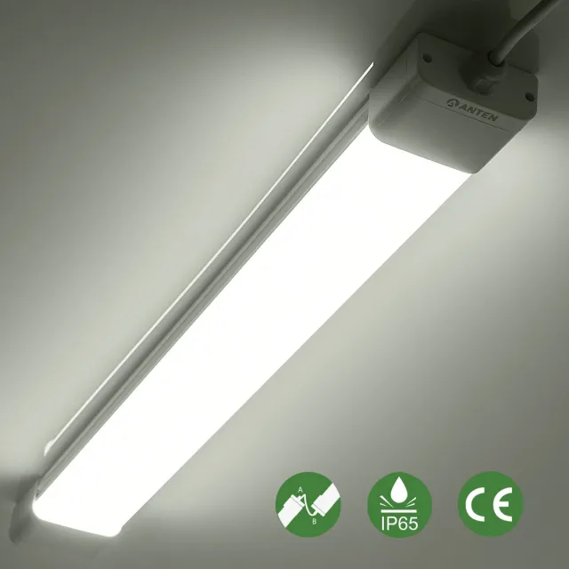 ANTENLICHT LED Batten 60 cm 18W 6000K 1800lm - Koud wit - LED TL Armatuur - Voor werkplaats, schuur en als onderbouwverlichting Koel wit