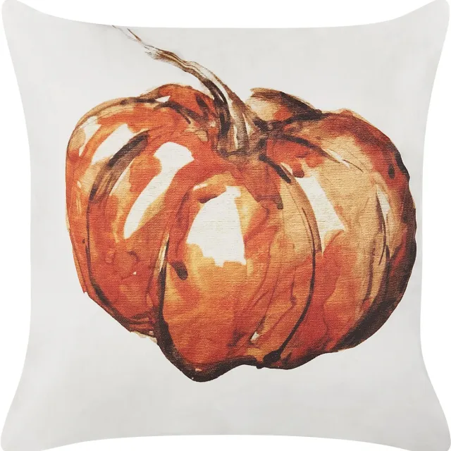 Beliani CURBITA - Sierkussen - Beige - 45 x 45 cm - Fluweel