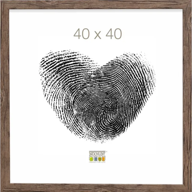 Deknudt Frames fotolijst S45RH3 - bruin - hout - 40x40 cm