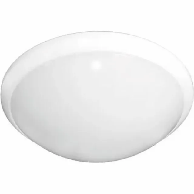 Nova Plafond/wand armatuur E27 + aanwezigheidssensor Ø330mm Wit