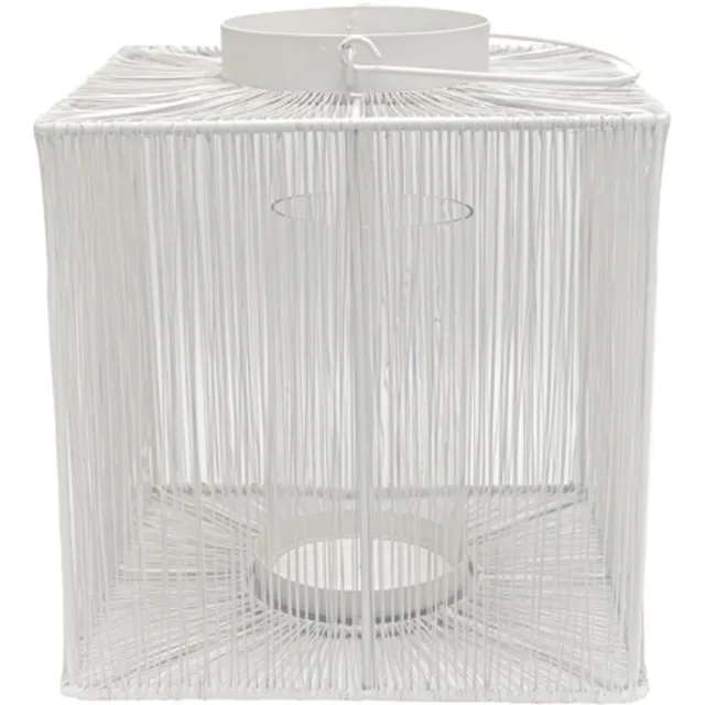Leeff Lantaarn Luuk S – Windlicht – Wit – Glas en metaal