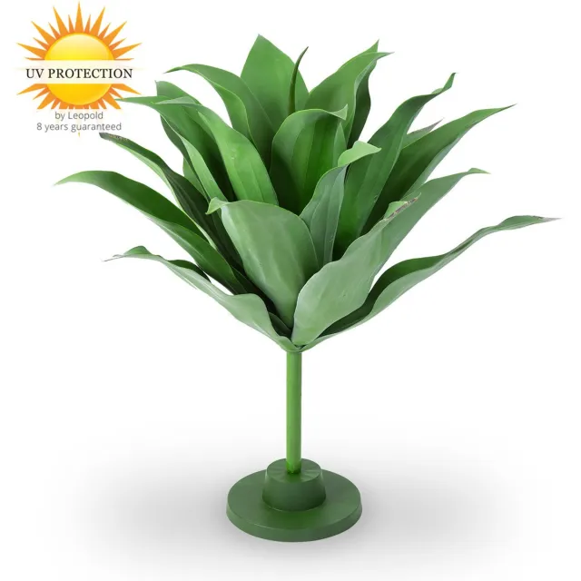 LeopoldFlora Agave kunst vetplant 50 cm UV Groen