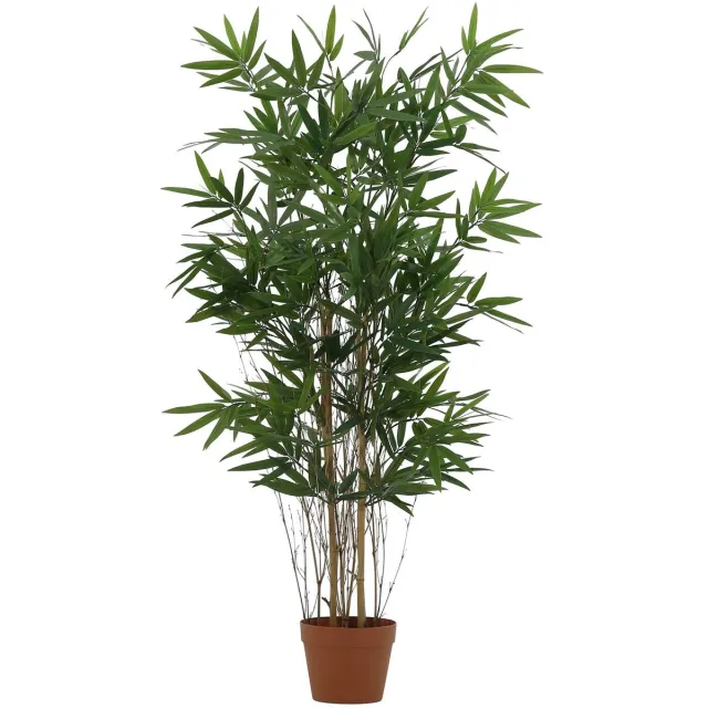 Florafy Kunstplant Bamboe 123cm - Kunstplanten voor binnen - Onderhoudsvrij Groen