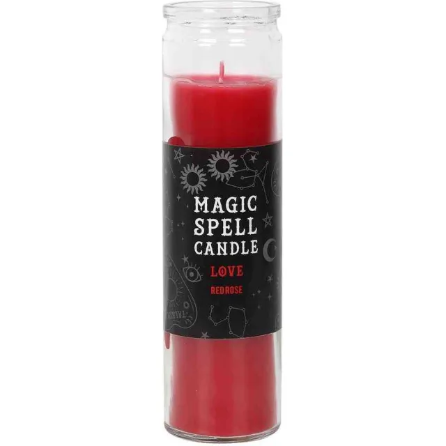 Something Different Red Rose Love Magic Spell Tube Candle Kaars - Rood