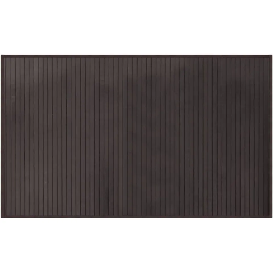 vidaXL Vloerkleed rechthoekig 60x100 cm bamboe donkerbruin