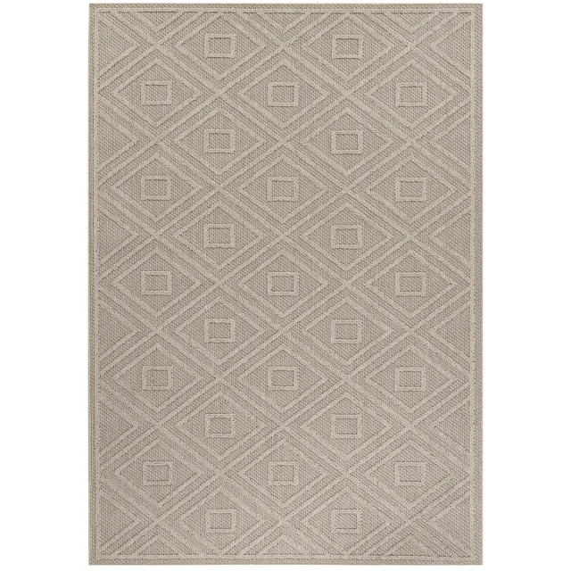 Dutch XXL Scandinavisch Vloerkleed | Tapijt | Patara | Trellis | Beige | 80x150 cm