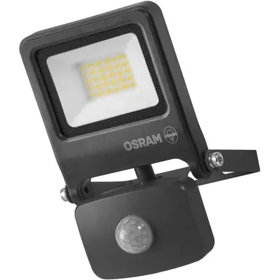 Osram Breedstraler Endura Flood - Donkergrijs - 20w - Neutraal Wit - Ip44 - Met Bewegingssensor