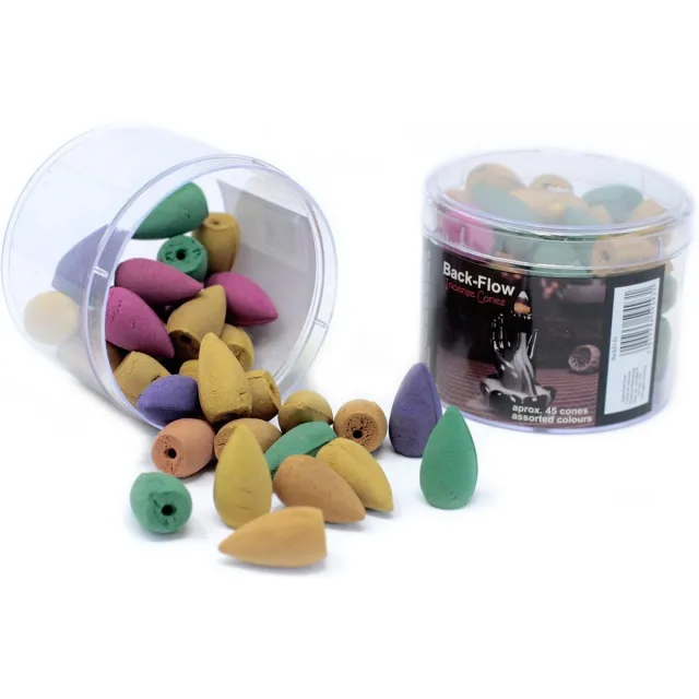 Kodiak Backflow Wierook Cones Mix - 200 gram - 45 cones multicolor