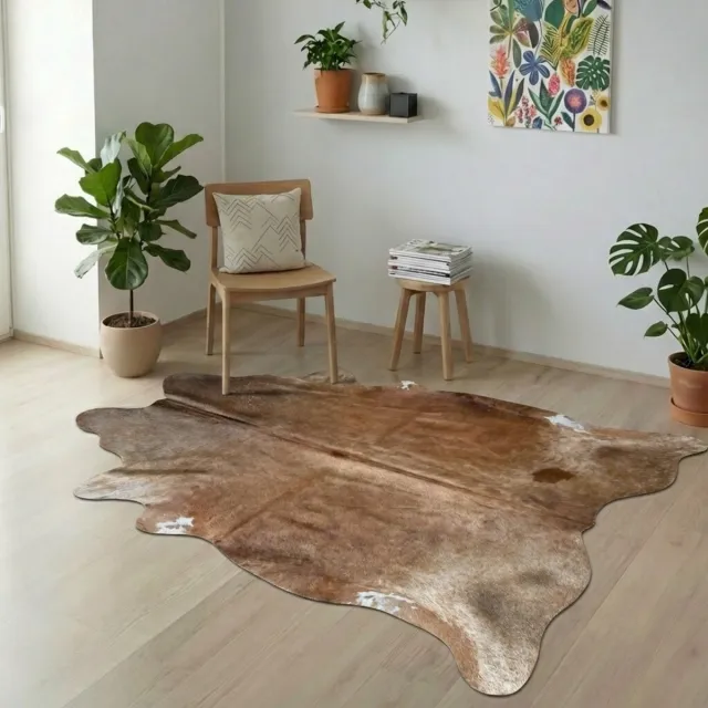 Koeienhuidvloerkleed.nl Koeienhuid Vloerkleed XL (Groot) - Effen / Solid / 0182 - Koeienkleed / Koeienvel / Dierenvel / Dierenhuid / Koehuid Tapijt