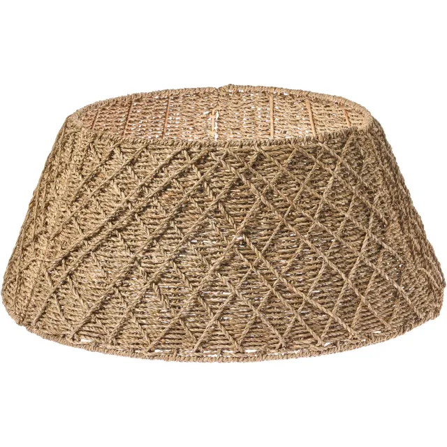 Beliani BOUGIE - Kerstboomrok - Naturel - ⌀ 52 cm - Zeegras Natuurlijk