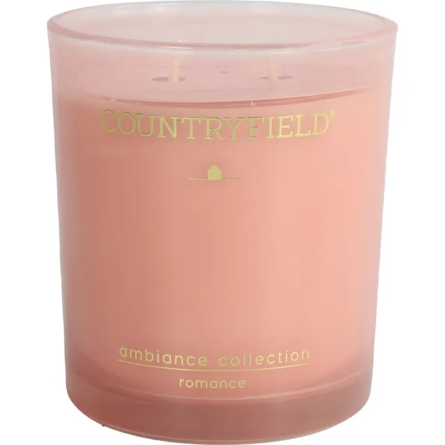 Countryfield Geurkaars Medium Romance - 10 cm / ø 9 cm roze