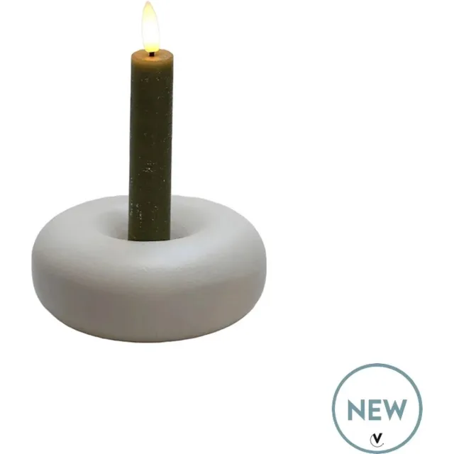 Vase The World kandelaar Batavo | ivory | Ø13 x H3 cm