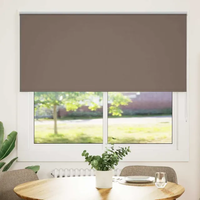 vidaXL Rolgordijn verduisterend koffie 150x130 cm stofbreedte 146,6 cm Bruin