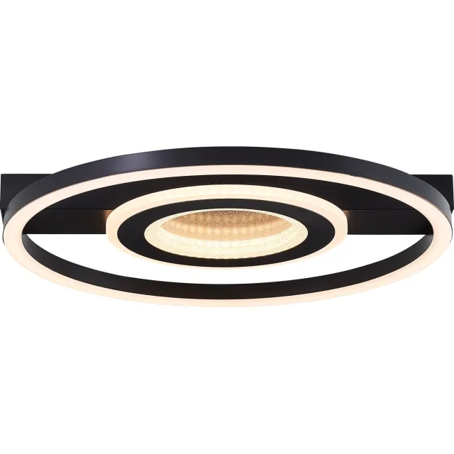 Brilliant Queens - Plafondlamp - LED 26W - 3000K - Zwart