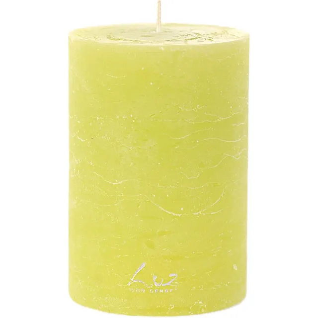 LUZ Rasteli Luz Your Kaars Cilinder Groen-Lime Groen D 9 cm H 13 cm