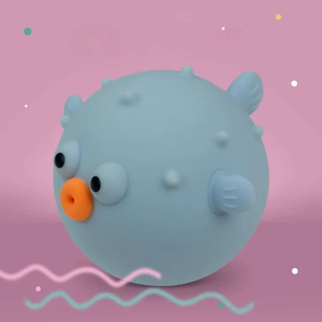ECO-Light Mary’s Led Lamp Kogelvis Blow Fish Blauw multi