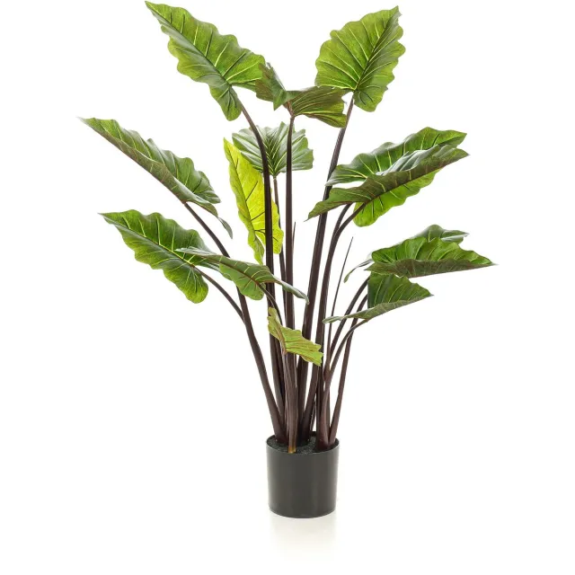 Emerald Kunstplant Colocasia 130cm - Kunstplant voor binnen Groen