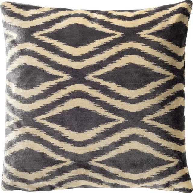 Hoii AMORA | sierkussen 45x45 cm | Charcoal Gray | antraciet | Hoii | met duurzame kussenvulling