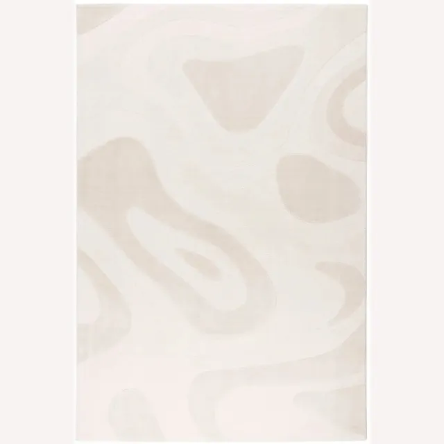 Dutch XXL Japandi Vloerkleed | Tapijt | Bergamo | Abstract | Crème