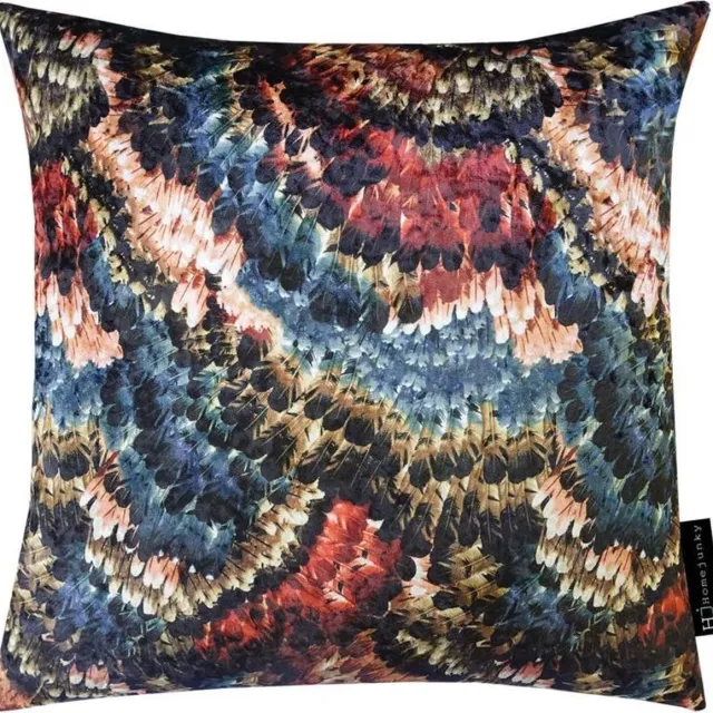 Home Junky Sierkussen IV Pheasant - Copper Blue - 45x45 cm multi