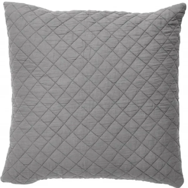 Nordal Sierkussen Hoes Vallby grijs 50 x 50 cm voorzien van rits