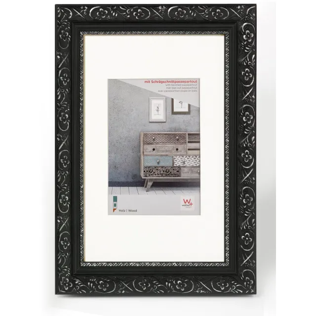 Walther Barock - Houten lijst - Fotoformaat 30x40 cm - Zwart