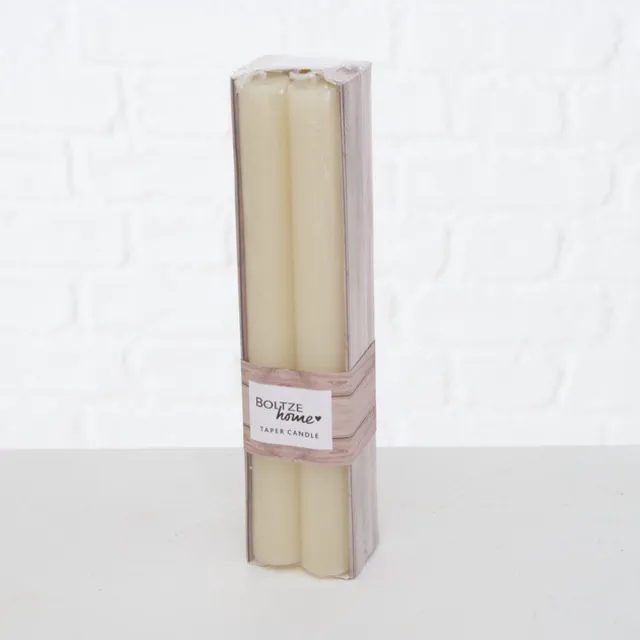 Boltze Home Dinerkaars Melia 4-delig creme H 20 D2cm beige