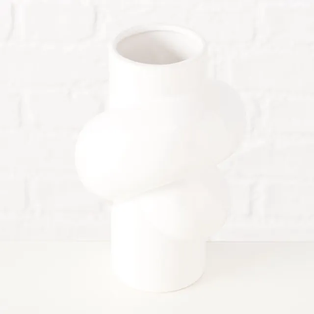 Boltze Home - Vaas Heya - Wit - 20.3 cm Hoog