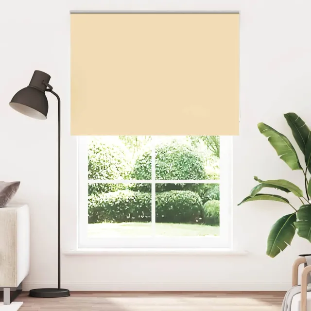 vidaXL Rolgordijn verduisterend 150x230 cm stofbreedte 146,6 cm beige