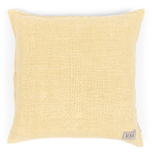 Riviera Maison Kussenhoes 50x50 - Linen Pillow Cover - Geel