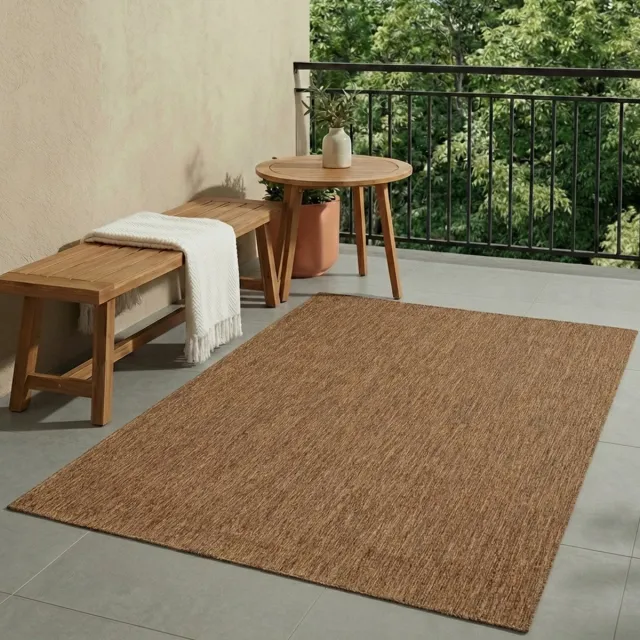 NATURL. Buitenkleed - Costa Cognac - 160x230cm Bruin