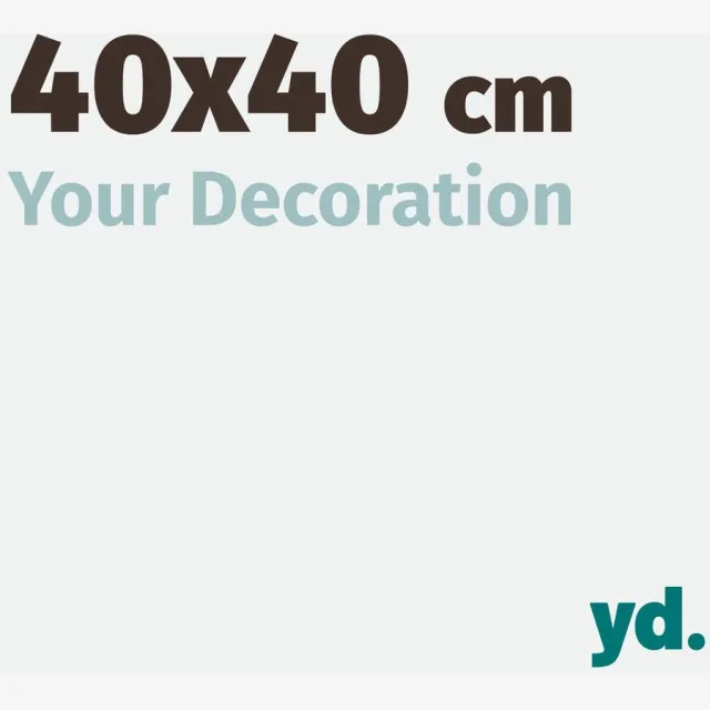 yd. Your Decoration - Fotolijst 40x40 cm - Aluminium - Wit Hoogglans - Kent
