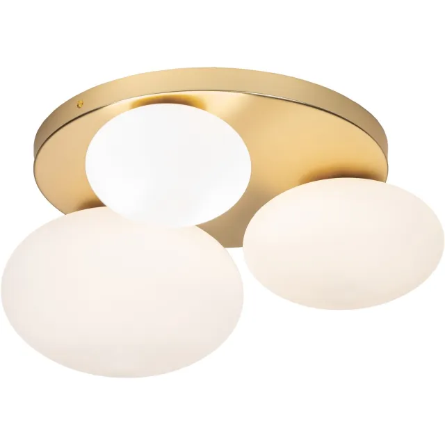 Lumidora Plafondlamp 74552 - Plafonniere - GIO - 3 Lichts - G9 - Goud - Messing (kleur) - Metaal