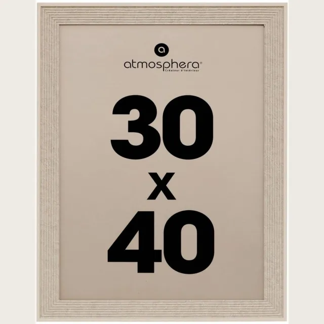 Atmosphera Créateur d'intérieur® Fotolijst met steeneffect 30x40 cm MISSY Beige