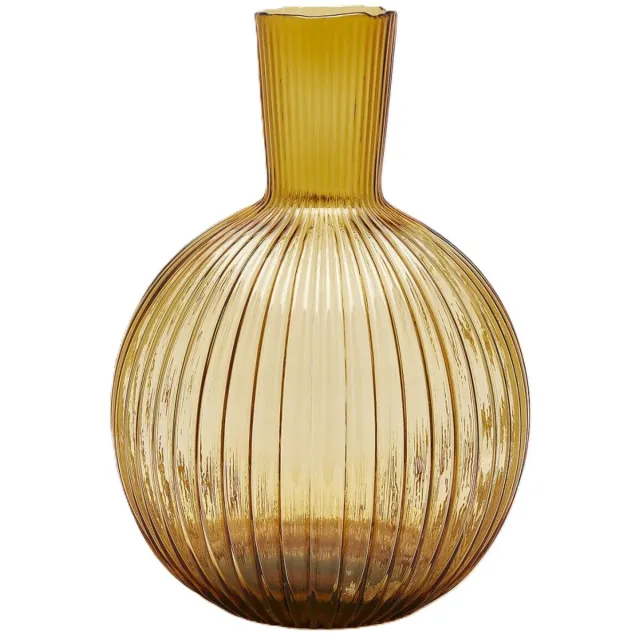 EDG - Enzo De Gasperi EDG - Vaas- Glas - geel - D34 x H48 cm - Opening 9,5 cm