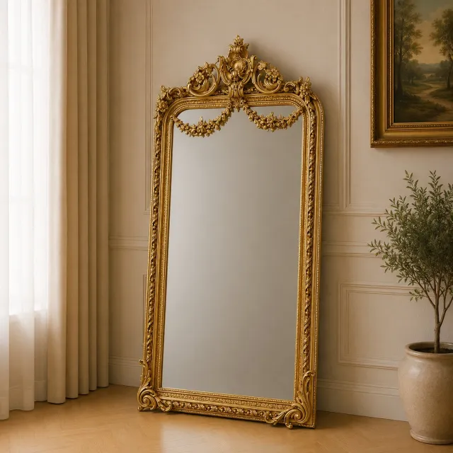 Megabarok Barok Spiegel XXL Aphrodite Goud