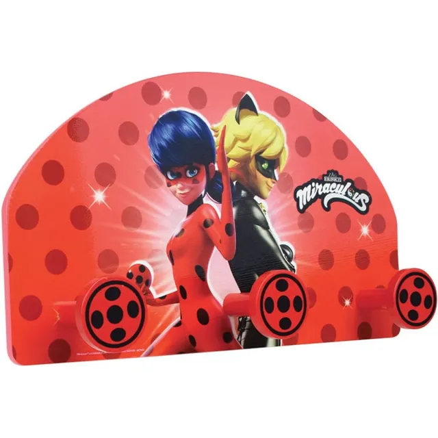 Lady Bug Miraculous Wandkapstok Fun House Rood